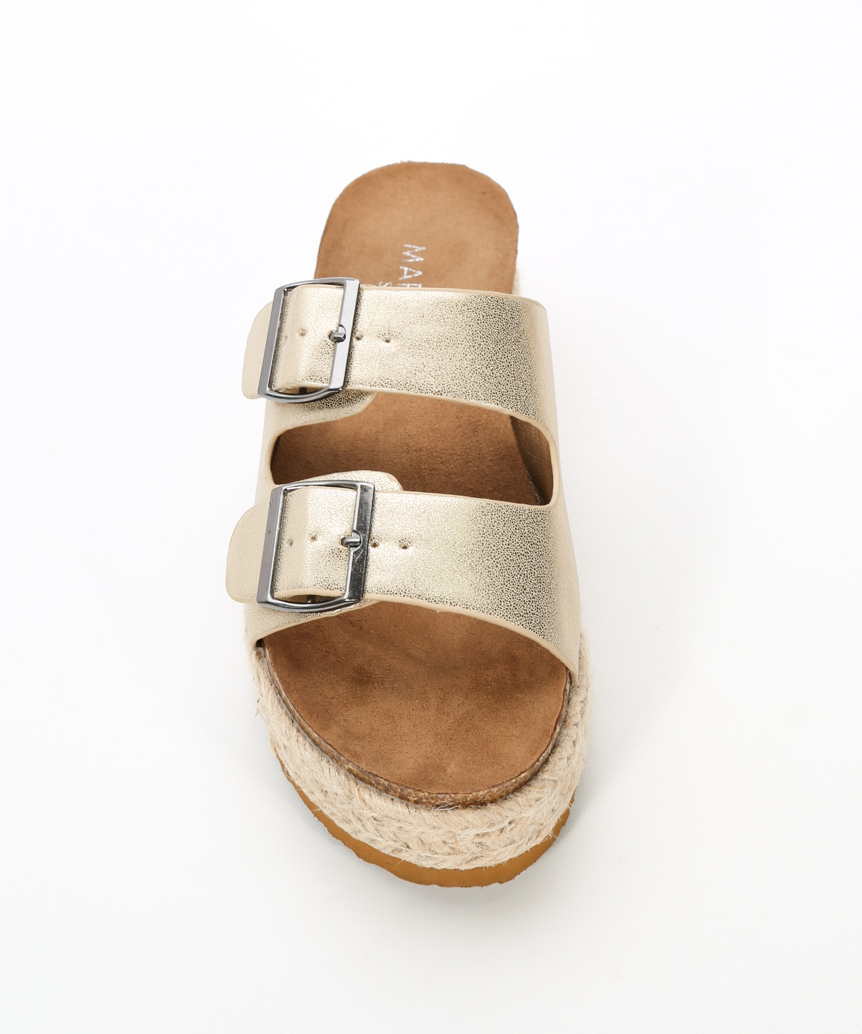 Sandalias plataforma doble hebilla image number null